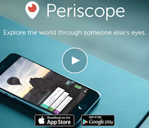 Periscope verkkosivu