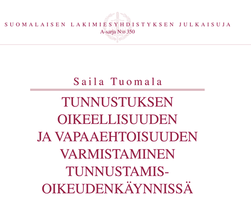 Tunnustuksen oikeellisuuden ja vapaaehtoisuuden varmistaminen tunnustamisoikeudenkäynnissä  kirjan kansi